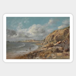 Coast Scene at Cullercoats near Whitley Bay by John Linnell Magnet